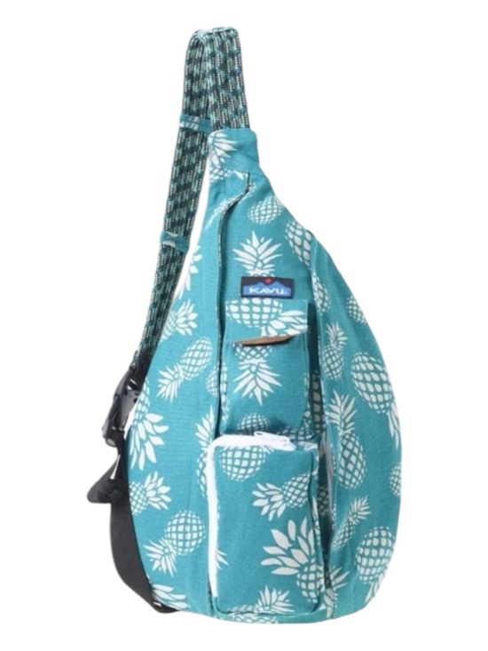 Kavu Handbags - KAVU Pineapple Print Canvas Rope Bag